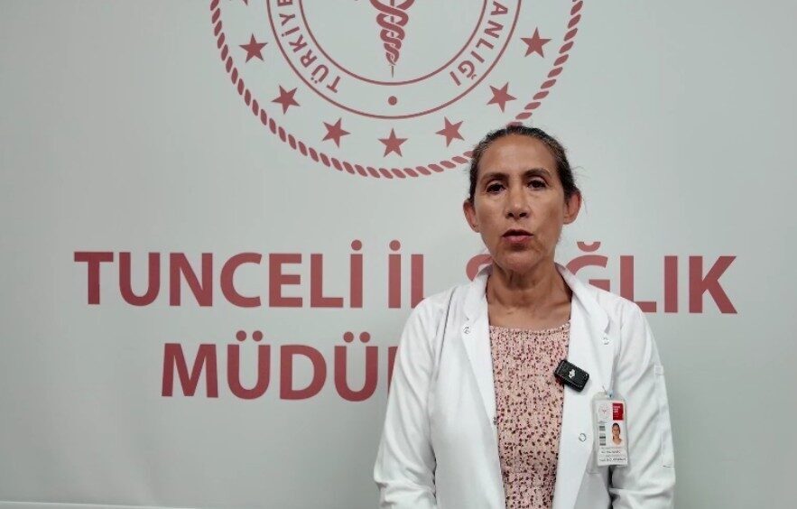Tunceli İl Sağlık Müdürlüğü'nden Uzm. Dr. Gülnaz Ulusoy, Kırım Kongo