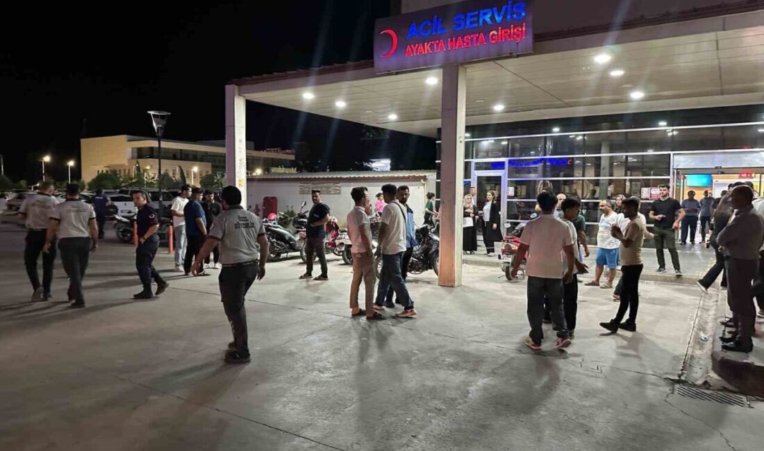 Adıyaman Eğitim ve Araştırma Hastanesi önünde iki grup arasında çıkan