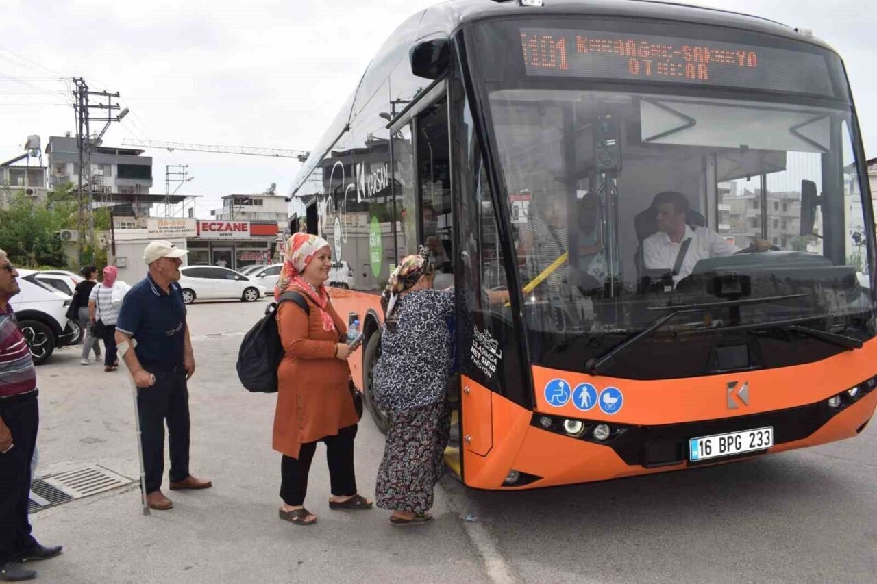 Hatay Büyükşehir Belediyesi, çevre dostu 12 metrelik elektrikli otobüsleri test
