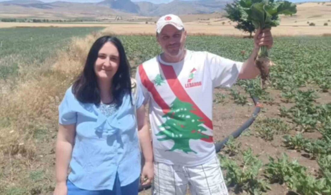 Bulgar turistler Petyo Kirilov ve Maya Atanasova, Yozgat'ın Aydıncık ilçesinde