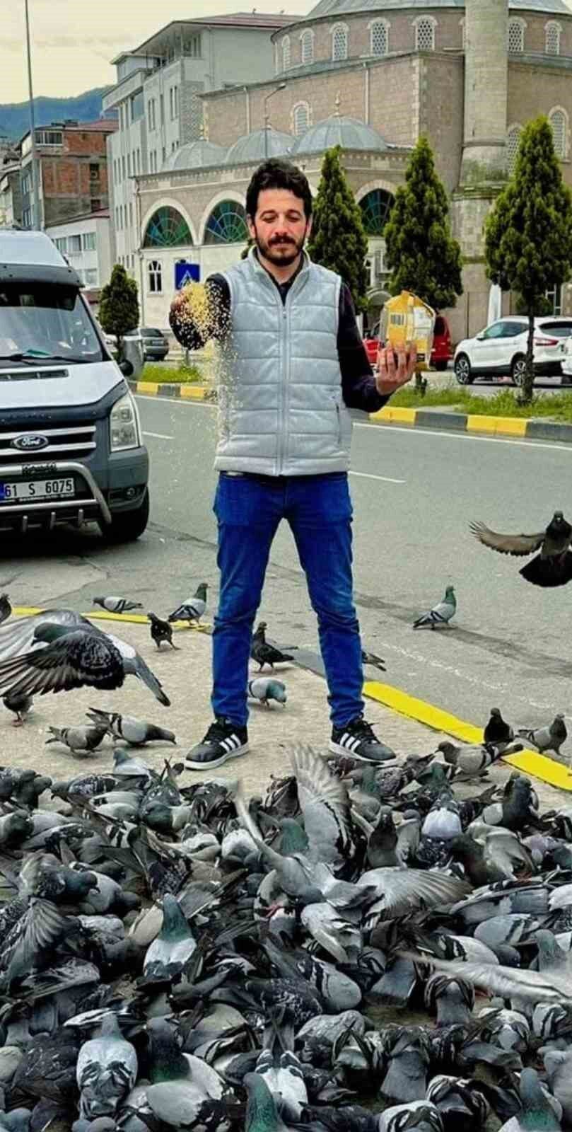 Trabzon'un Sürmene ilçesindeki bir inşaatta çalışan Ali Şan Köse, yüksekten
