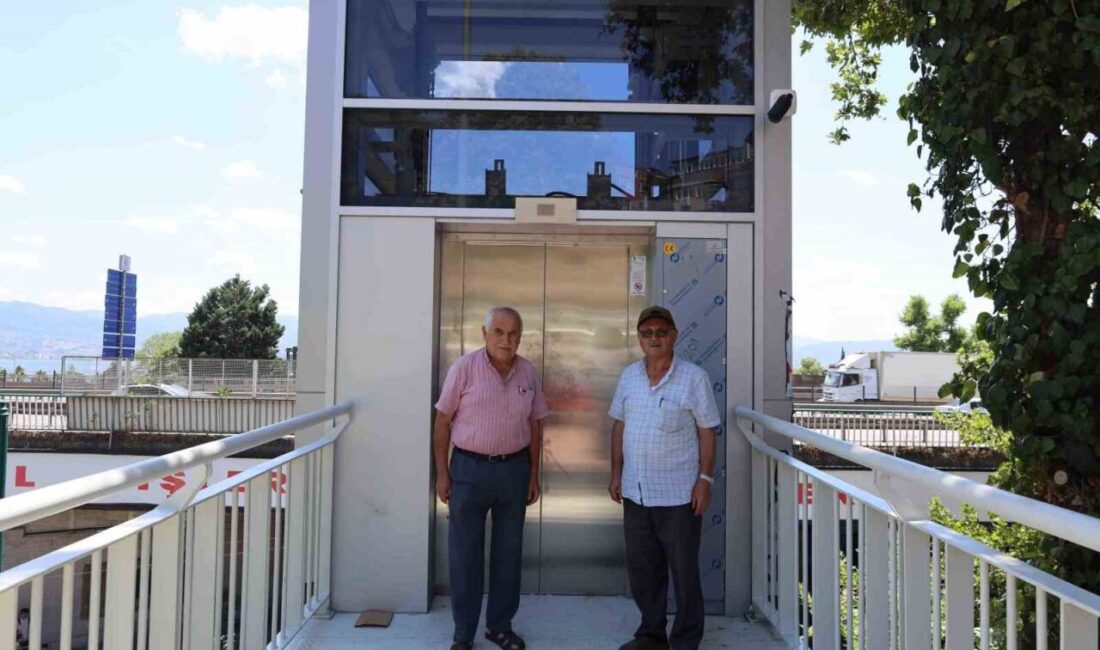 İzmit Tren Garı ile Saat Kulesi arasında yolcu geçişlerini kolaylaştıran