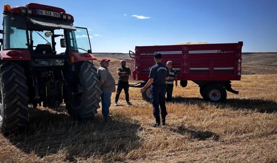 Kırşehir İl Jandarma Komutanlığı, hasat mevsiminde anız ve örtü yangınlarına
