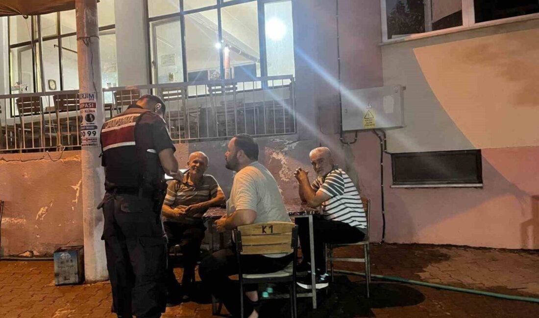 Aydın'ın Sultanhisar ilçesinde jandarma, vatandaşların güvenliği için sıcak nokta uygulaması