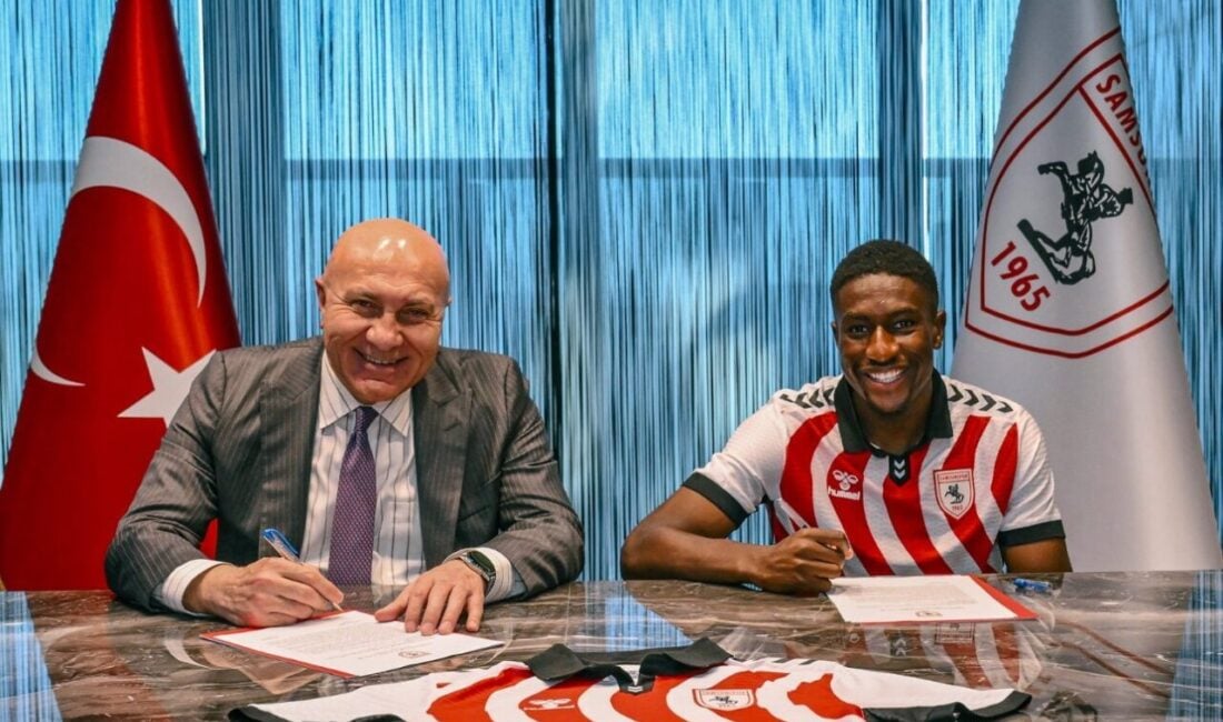 Samsunspor, 21 yaşındaki İsveçli futbolcu Joe Mendes ile 5 yıllık