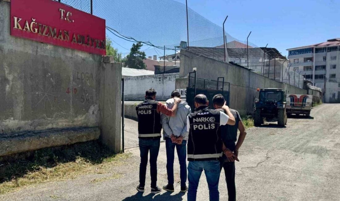 Kars'ın Kağızman ilçesinde uyuşturucu satıcılarına yönelik düzenlenen operasyonda, O.Ö. (26)