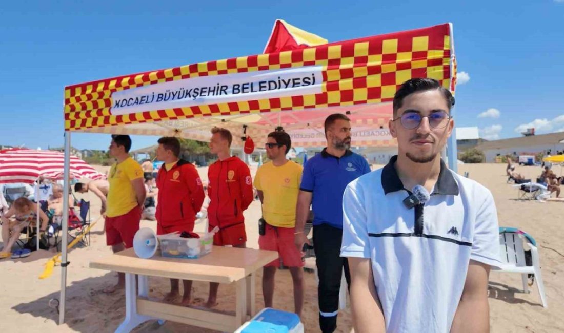 Kandıra'da boğulma tehlikesi geçiren Erdem Akbaş, hayatının kurtulmasında katkı sağlayan