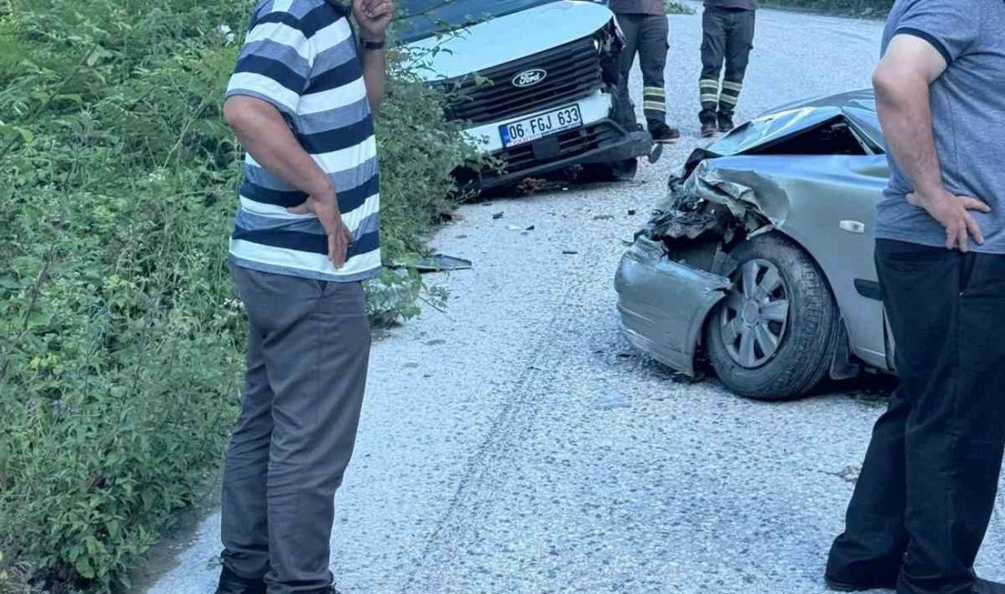 Kastamonu'nun Çatalzeytin ilçesinde iki otomobilin çarpışması sonucu 76 yaşındaki Sadık