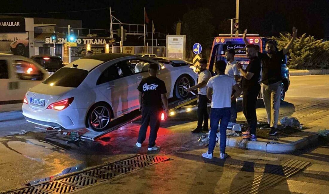 Eskişehir'de dün akşam saatlerinde Gökmeydan Mahallesi'nde döner kavşakta U.E. yönetimindeki