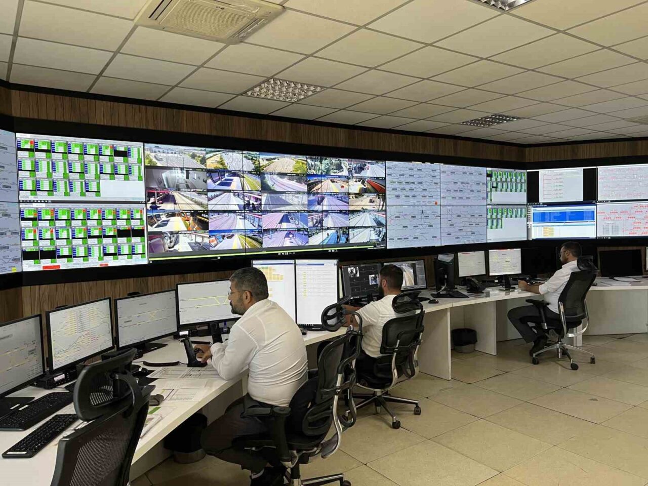 Kayseri Büyükşehir Belediyesi, Ulaşım A.Ş.'ye bağlı Raylı Sistem Kontrol Merkezi