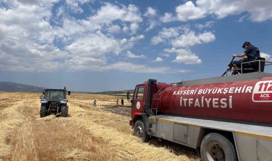 Kayseri'nin Tomarza ilçesinde 2 gün içinde 4 ekili alanda yangın