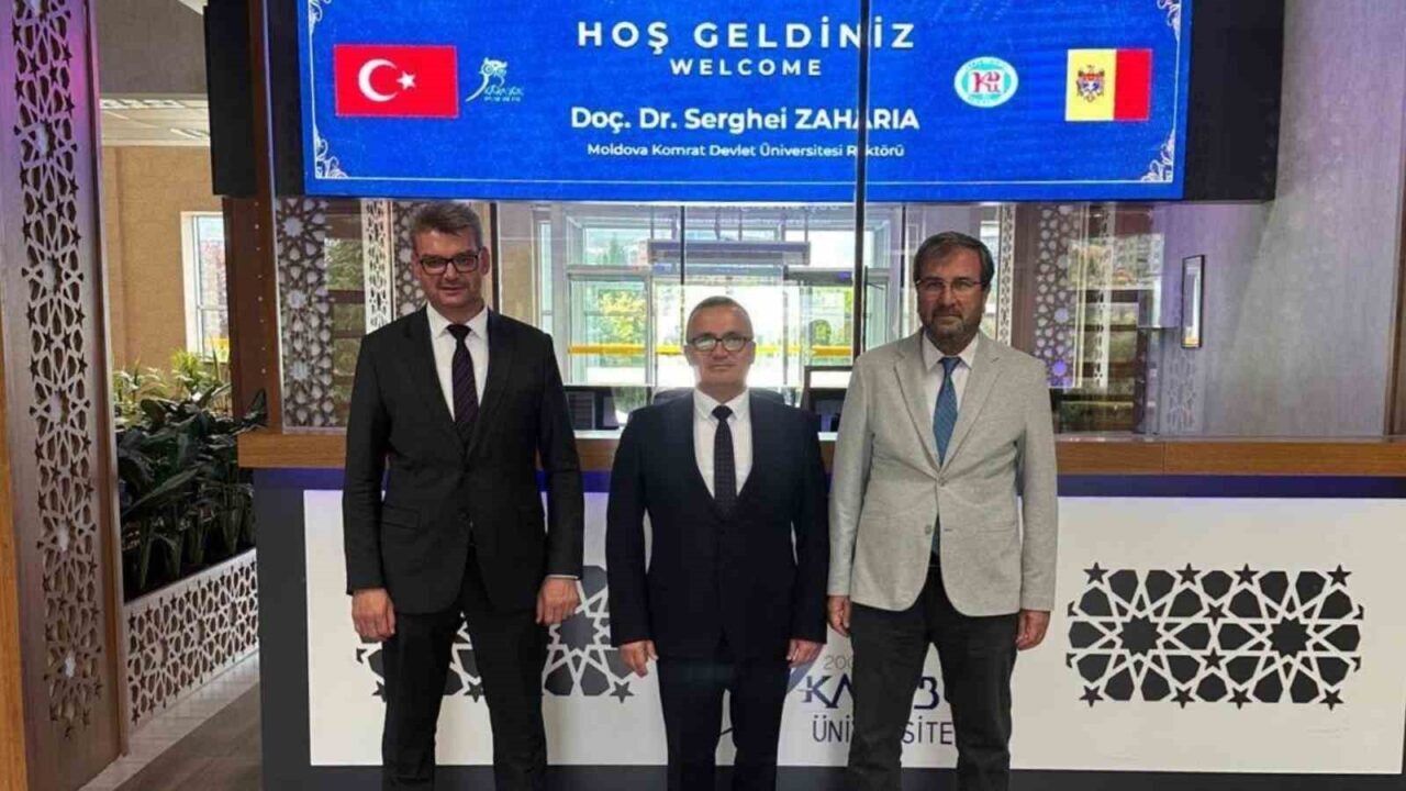 Karabük Üniversitesi ve Moldova Comrat Devlet Üniversitesi, uluslararası iş birliklerini