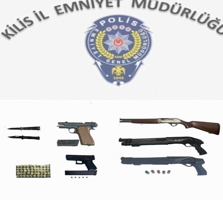 Kilis' te haziran ayında yürüten güvenlik uygulamalarında, 149 aranan kişi