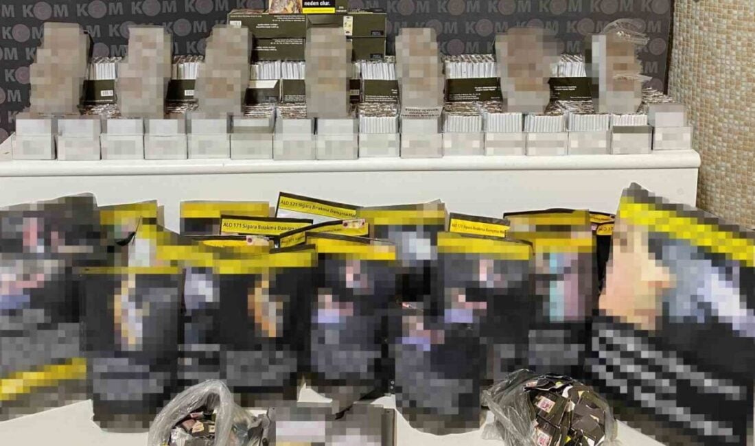 Kırıkkale'de yapılan operasyonda Ş.G. isimli şüphelinin evinde binlerce dolu ve
