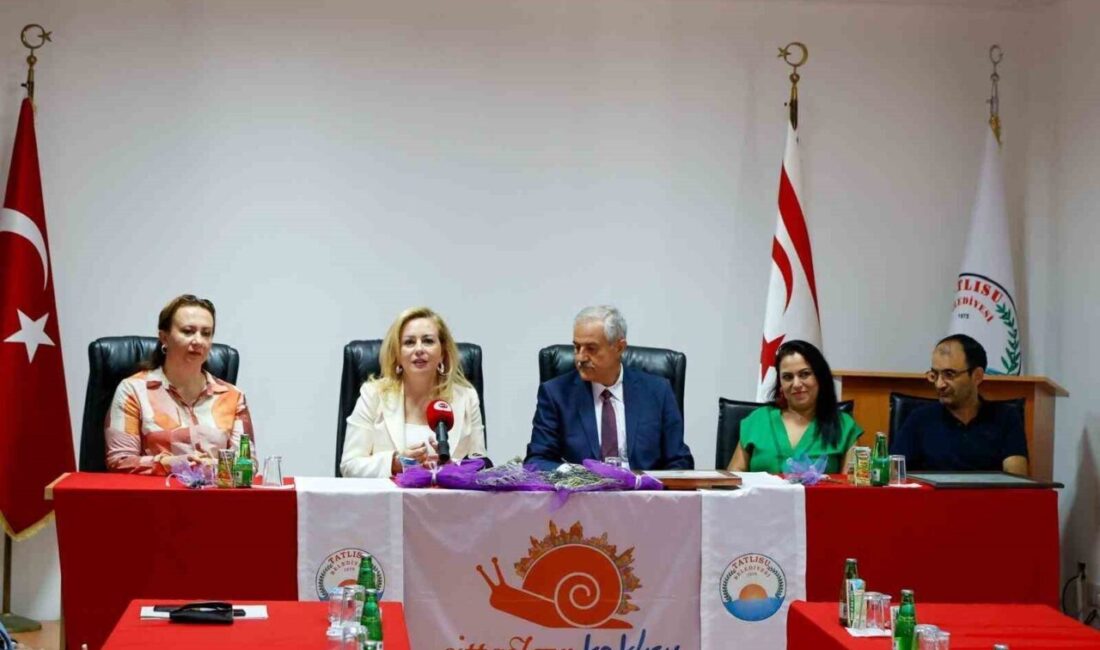 KKTC Cumhurbaşkanı Ersin Tatar’ın eşi Sibel Tatar, Tatlısu Belediyesi'nin "Hedef