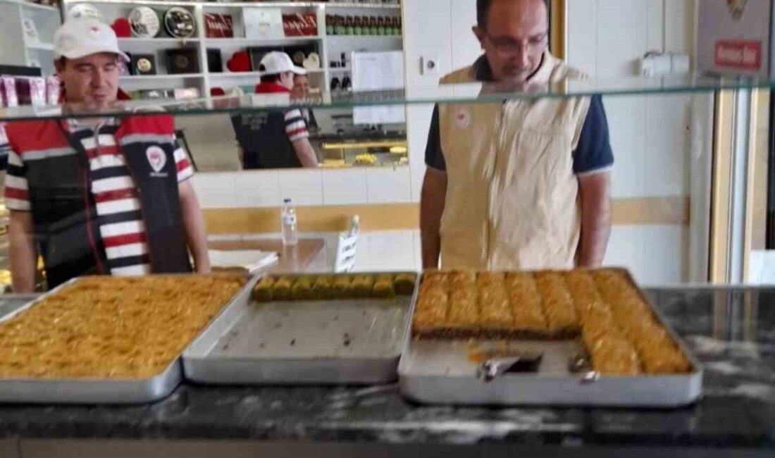Aydın'ın Koçarlı ilçesinde tatlı ve dondurma satan işletmelere eş zamanlı
