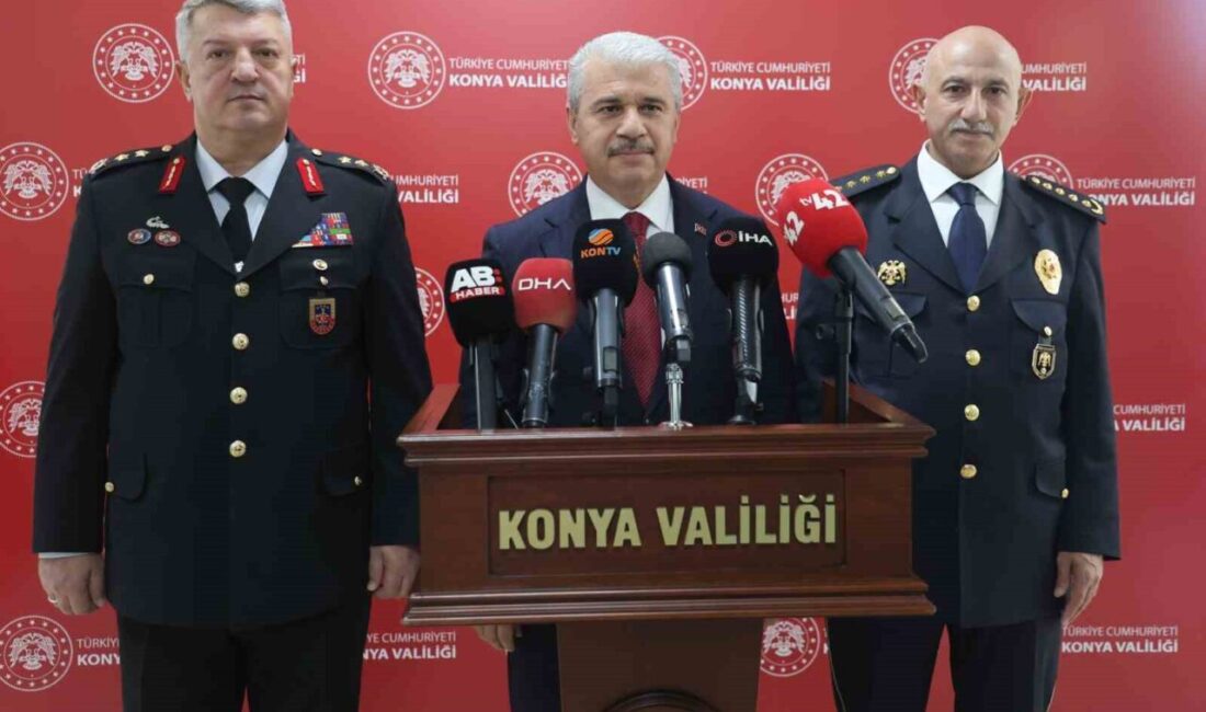 Konya Valisi İbrahim Akın, orman yangınlarına karşı önlemler alınarak, 1