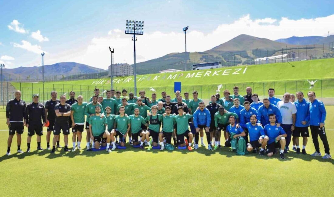 Konyaspor, 2025-2026 sezonu hazırlıklarına Erzurum'da başladı. Teknik Direktör Recep Uçar