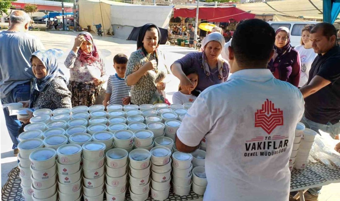 Aydın Vakıflar Bölge Müdürlüğü, Muharrem ayı kapsamında 7 ilçede aşure