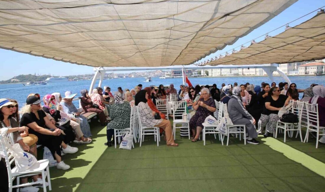 Küçükçekmece Belediyesi, kadınlar için ücretsiz Boğaz turu düzenleyerek İstanbul'un güzelliklerini