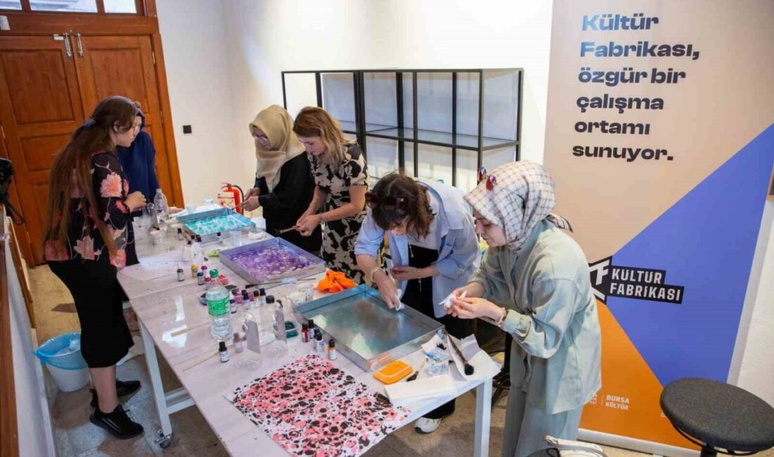 Bursa Büyükşehir Belediyesi’nin Kültür Fabrikası, 23 farklı atölye ile sanatsal