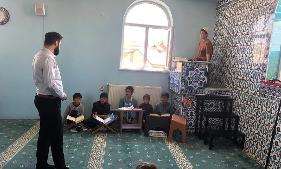 Ağrı Diyadin'de Yaz Kur’an Kursları sürerken, İlçe Müftüsü Fatih Sarı