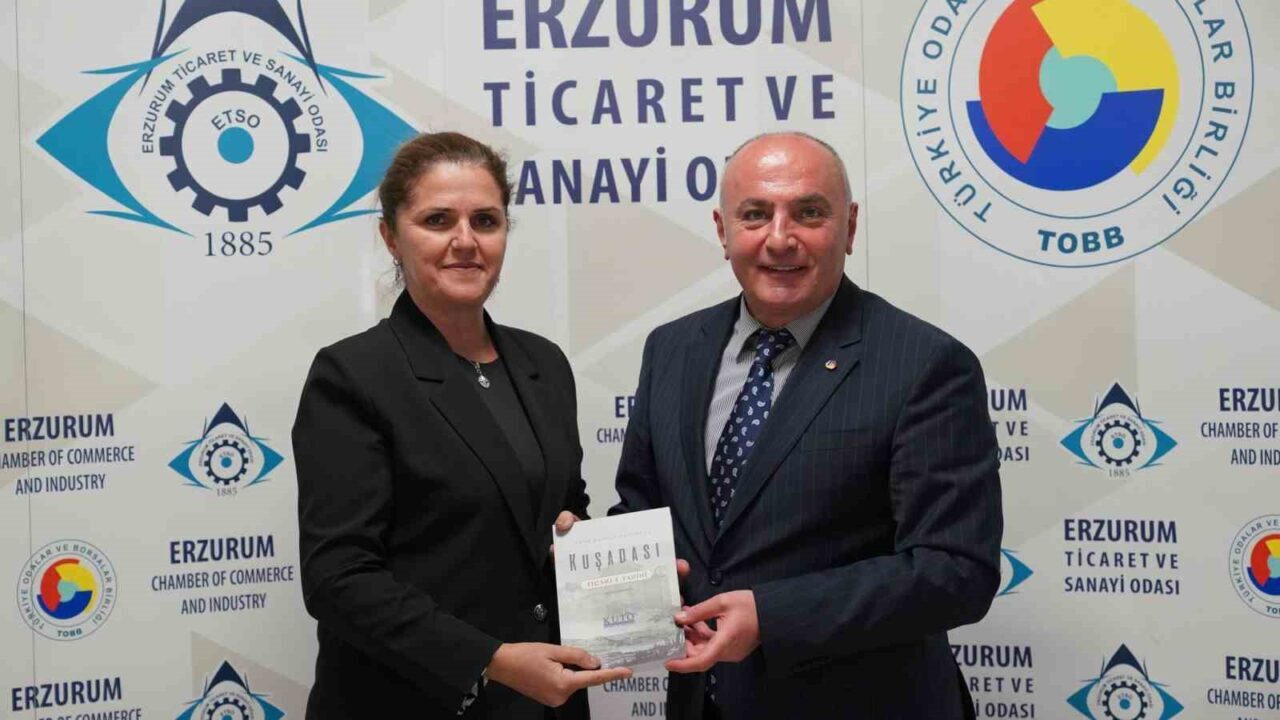 Kuşadası Kadın Girişimciler Kurulu Başkanı Hibeti Zeytin ve Erzurum Kadın