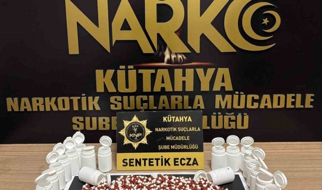 Kütahya İl Emniyet Müdürlüğü, uyuşturucu ticaretine yönelik gerçekleştirdiği operasyonda 1.947