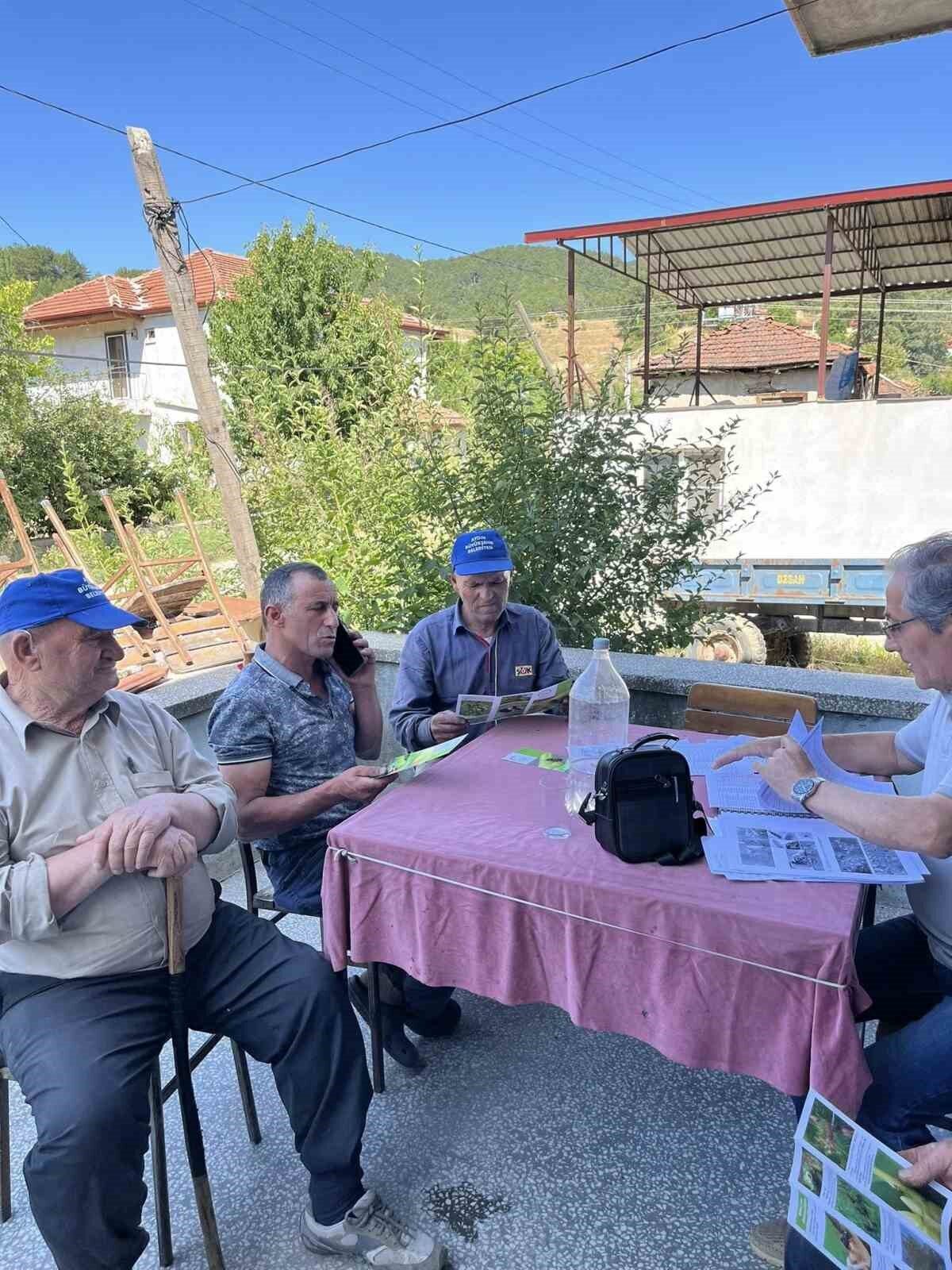 Kuyucak İlçe Tarım ve Orman Müdürlüğü, domates üretim alanlarını denetleyerek