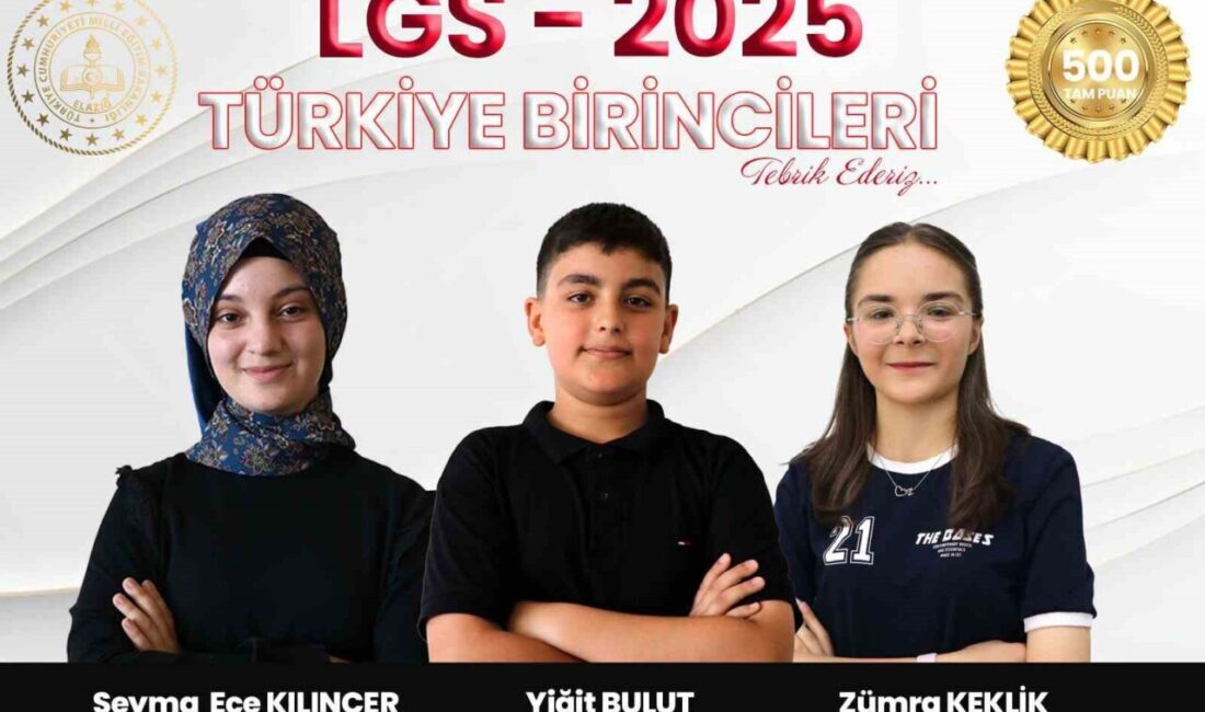 Elazığ'da, 15 Haziran 2025 tarihinde gerçekleştirilen LGS sınavında Şeyma Ece