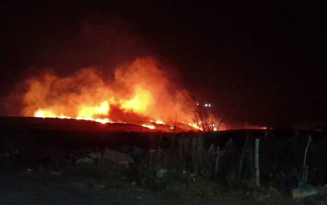 Adıyaman'ın Yunus Emre Mahallesi'ndeki Şahmir Mezarlığı'nda, madde bağımlılarının çıkardığı öne