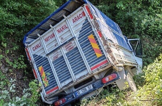 Balıkesir’in Manyas ilçesinde meydana gelen trafik kazasında S.A. isimli sürücü