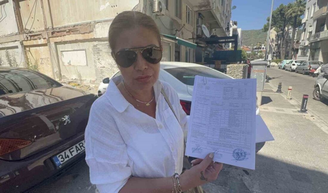 Muğla'nın Marmaris ilçesinde, Gamze Öniz, babasından kalan otel binasını yıktırmasından