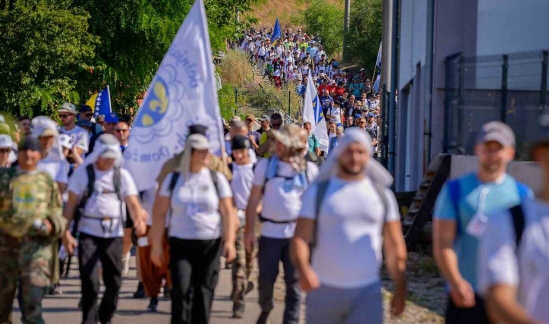 Srebrenitsa Soykırımı'nda hayatını kaybedenlerin anısına düzenlenen Marş Mira yürüyüşü, 8