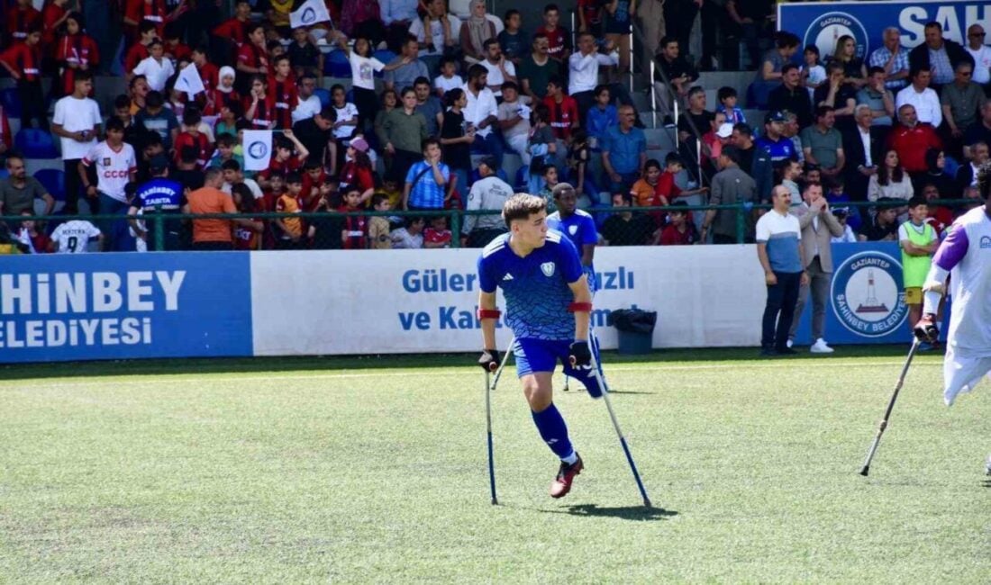 Şahinbey Belediye Spor Kulübü Ampute Futbol Takımı oyuncusu Alaaddin Kazcı,