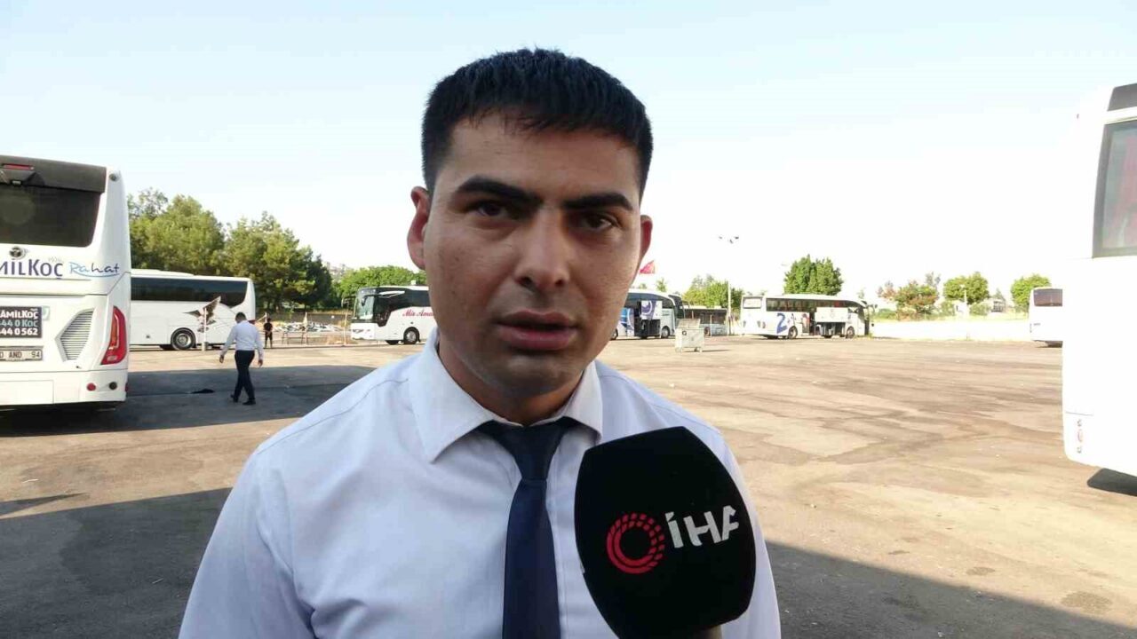 Antalya-Ankara seferindeki otobüsün sürücüsü Hasan A. direksiyon başında bayılınca muavin