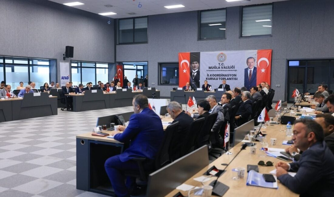 Muğla Valisi Dr. İdris Akbıyık başkanlığında yapılan İl Koordinasyon Kurulu