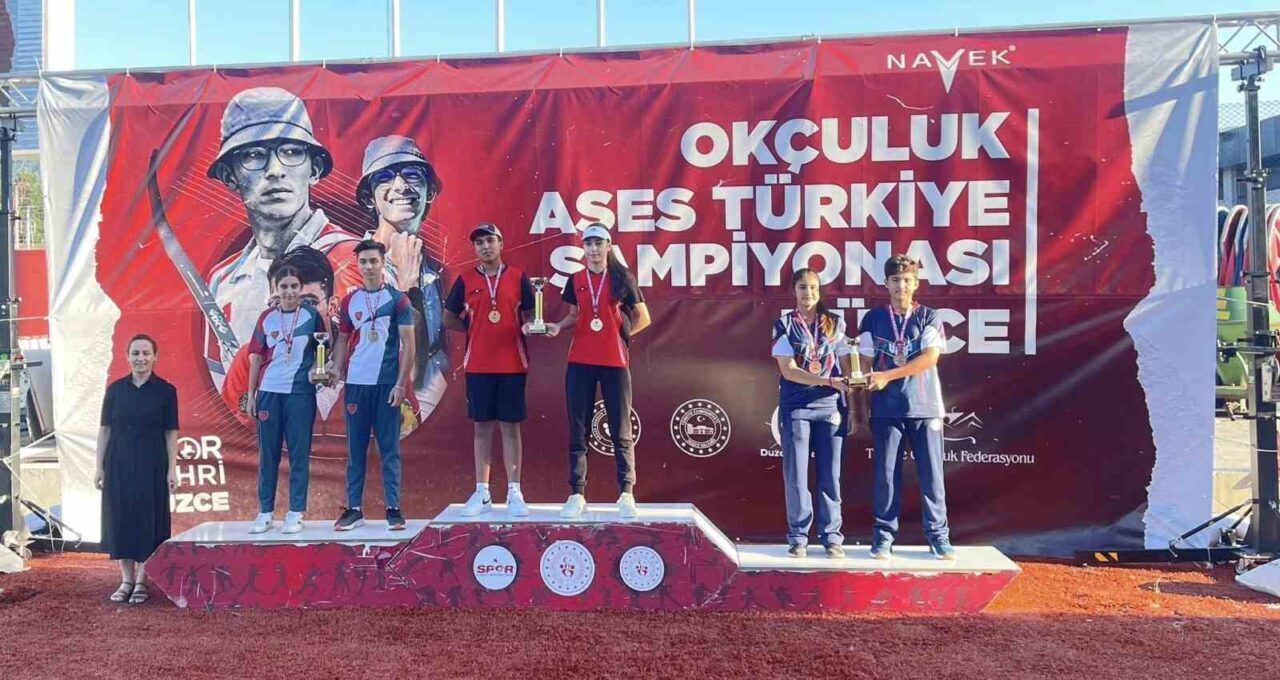 Düzce'de düzenlenen 2025 Ases U15, U18, U21 Okçuluk Türkiye Şampiyonası'nda