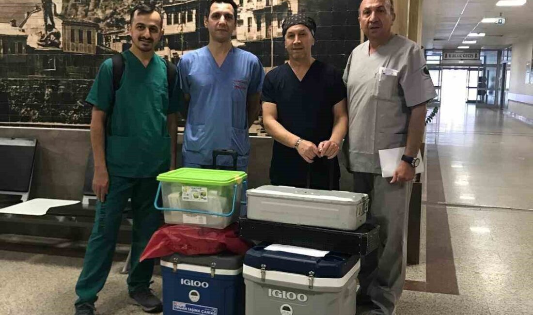 Afyonkarahisar Devlet Hastanesi'nde beyin ölümü gerçekleşen bir hastanın organları, ailesinin
