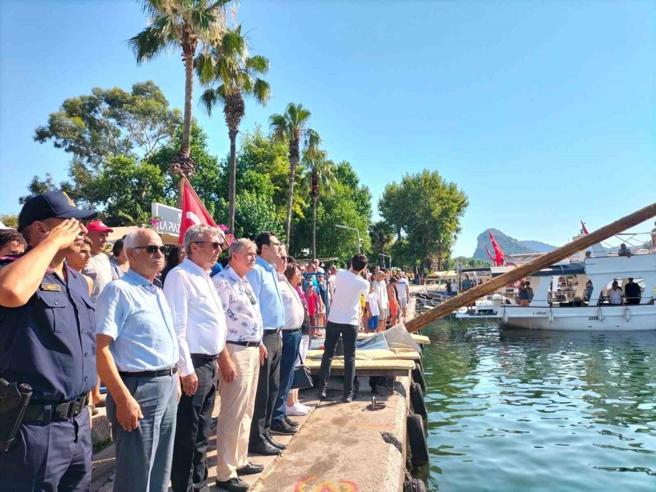 Muğla'nın Ortaca ilçesi Dalyan Mahallesi'nde 1 Temmuz Denizcilik ve Kabotaj