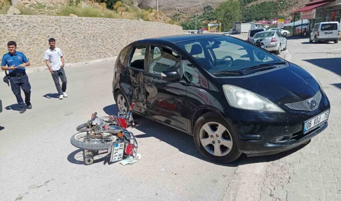 Adıyaman'ın Çelikhan ilçesinde motosiklet ile otomobilin çarpışması sonucu Çağrı Keskinkılıç
