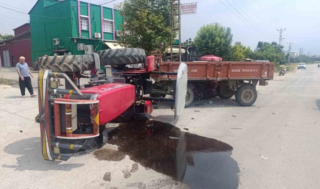 Adana'nın Kozan ilçesinde gerçekleşen kazada S. S. yönetimindeki otomobil, G.B.
