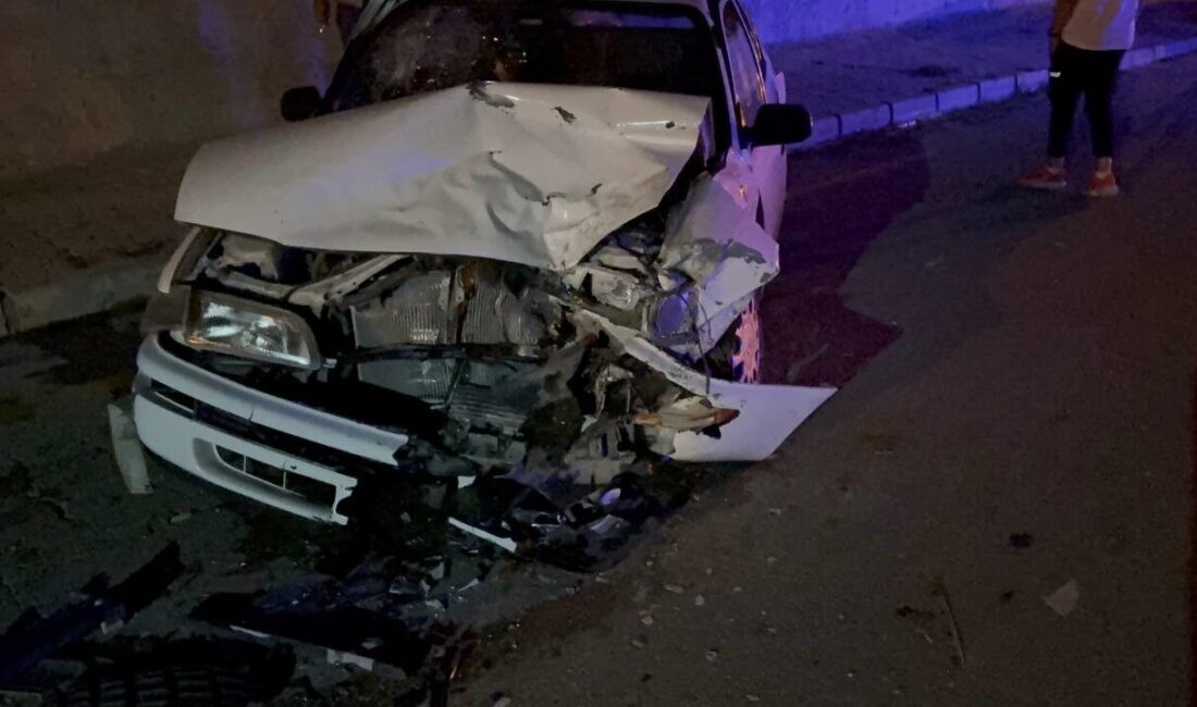 Niğde'nin Gümüşler Kasabası'nda meydana gelen trafik kazasında, iki otomobil kafa