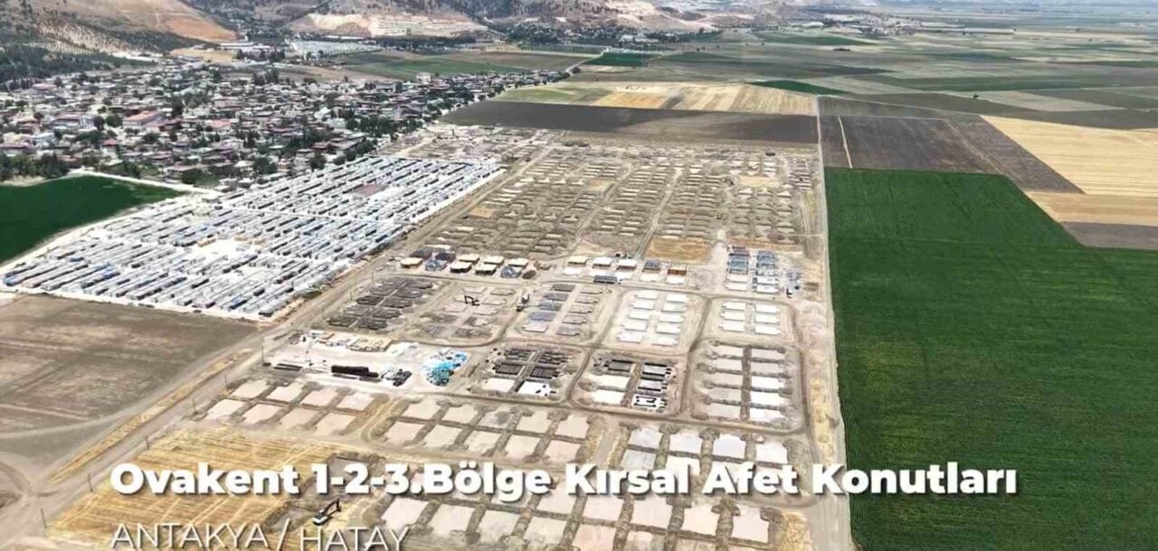 Hatay’ın Ovakent Mahallesi'nde, deprem sonrası inşa edilen 607 kırsal afet