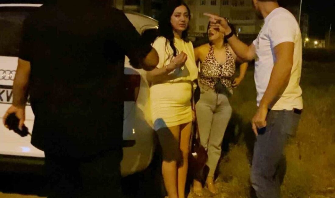 Aksaray'da, dur ihtarına uymayan 26 yaşındaki A.A. isimli kadın sürücü,