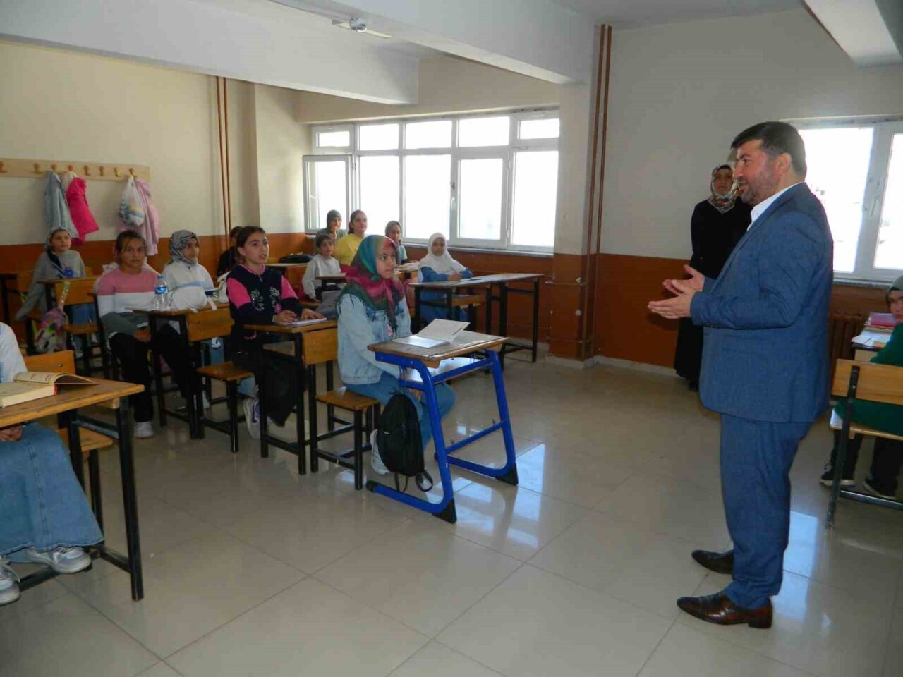 Ardahan'ın Posof ilçesinde Posof Çok Programlı Anadolu Lisesi'nde yaz Kuran