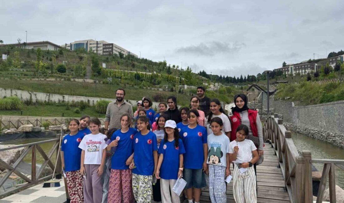 Düzce'de Gençlik ve Spor İl Müdürlüğü tarafından düzenlenen yaz okulunda