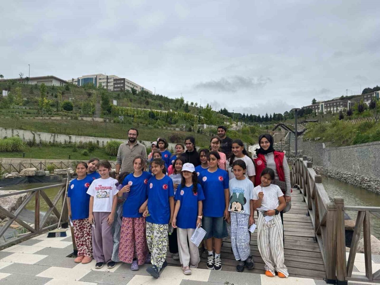 Düzce'de Gençlik ve Spor İl Müdürlüğü tarafından düzenlenen yaz okulunda