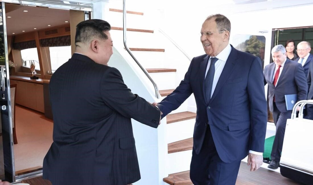 Rusya Dışişleri Bakanı Sergey Lavrov, Kuzey Kore lideri Kim Jong-un