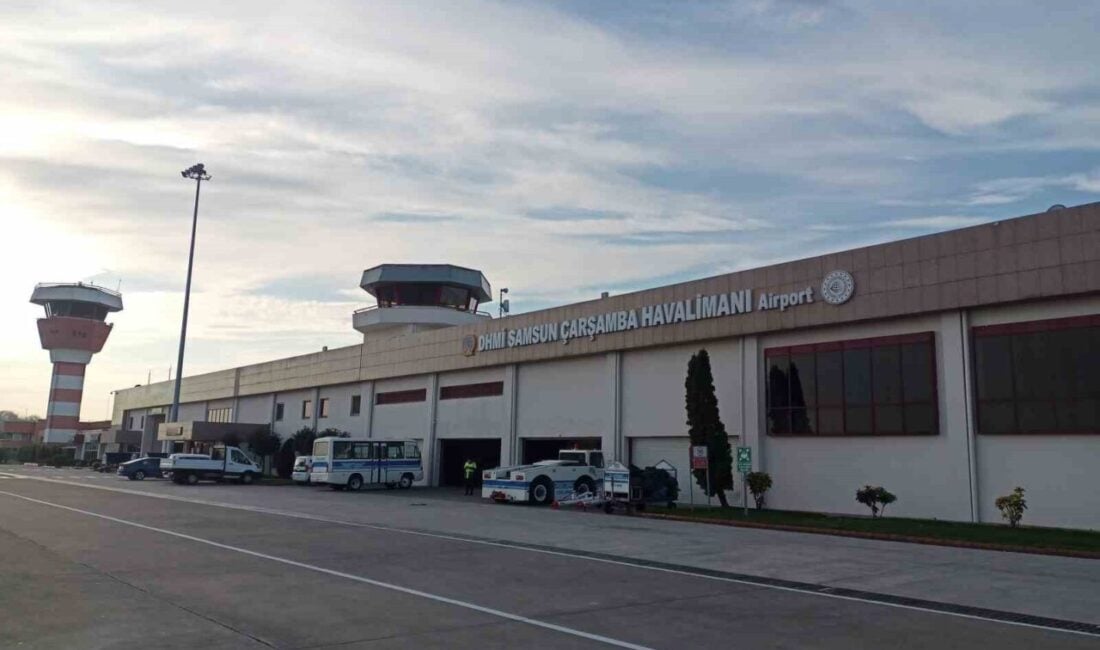 Samsun-Çarşamba Havalimanı, 2025 yılının Ocak-Haziran döneminde 718.398 yolcuya hizmet sundu.